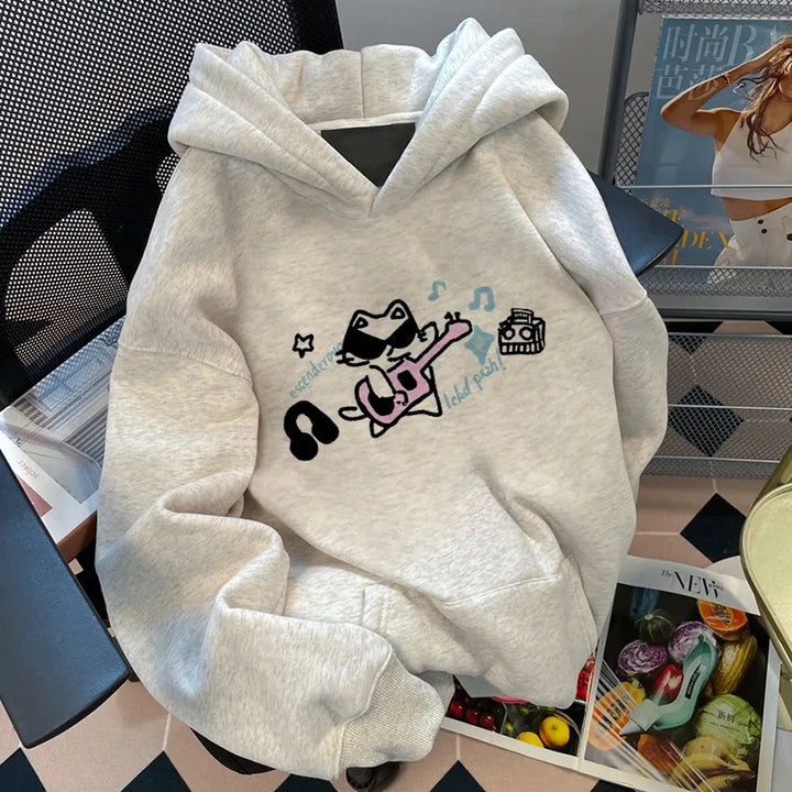 Damen Kapuzenpullover mit einzigartigem Tierdesign Drune