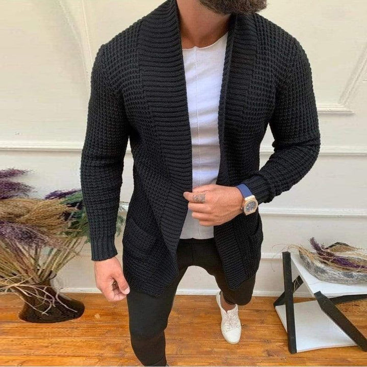 Herren Strickjacke mit modernem Schnitt Drune
