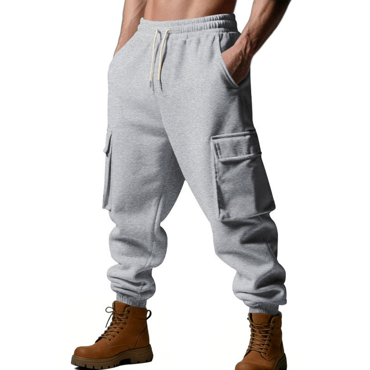 Herren Utility-Jogger mit Cargo-Taschen, Kordelzug und gerippten Bündchen Drune