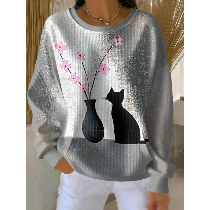 Damen Gemütlicher Pullover Drune
