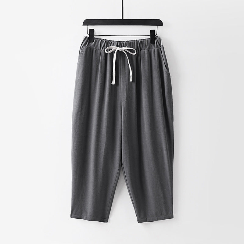 Damen Lässige Jogginghose mit Zugband und weitem Bein Drune