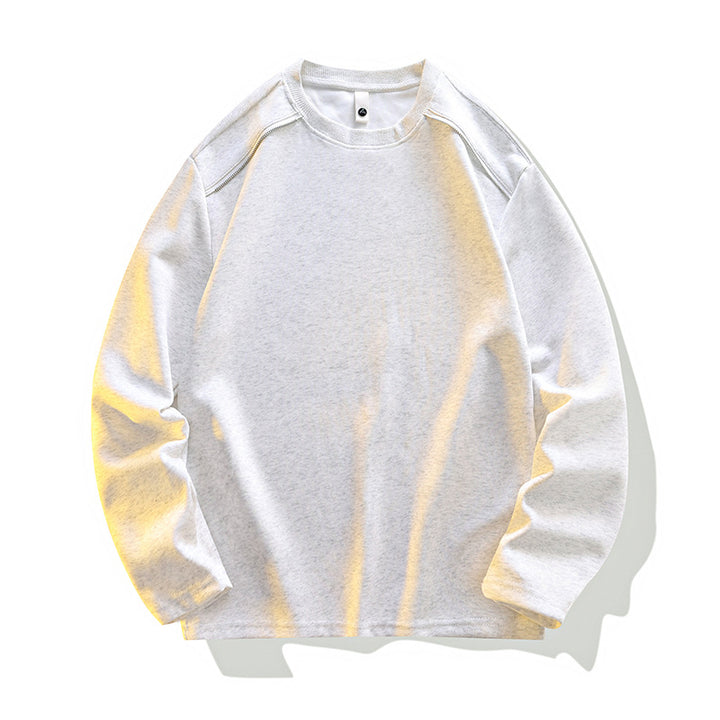 Unisex Oversize Langarm-Sweatshirt mit Raglannähten und Rundhalsausschnitt Drune