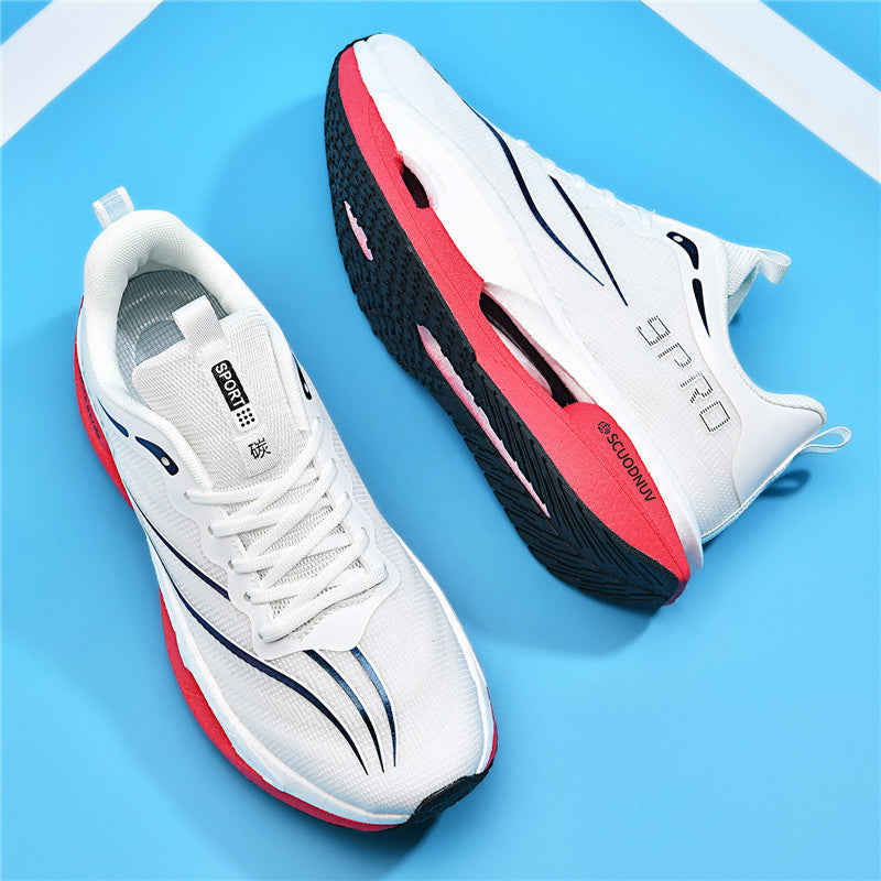 Unisex leichte Laufschuhe mit dämpfender Plattformsohle und atmungsaktivem Obermaterial Drune