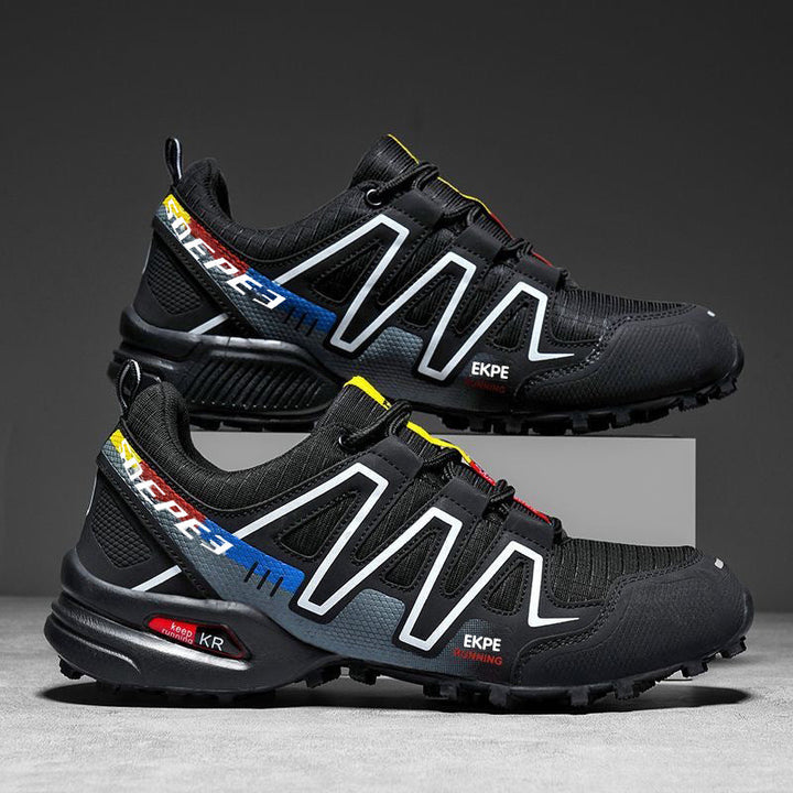 Damen Trail-Laufschuhe mit stoßdämpfender Sohle und atmungsaktivem Obermaterial Drune