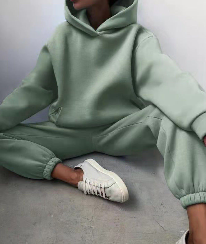Damen Cozy Oversized Hoodie und Jogginganzug Set Drune