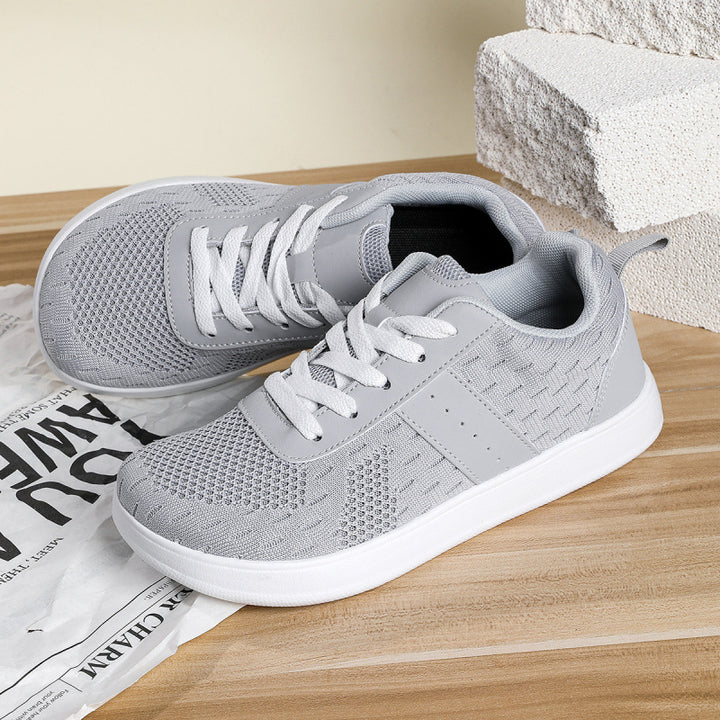 Unisex Atmungsaktive Strick-Laufsneaker mit leichter EVA-Sohle Drune