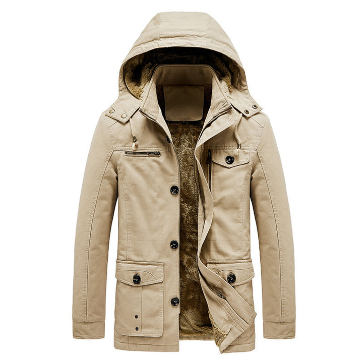 Herren Robuste und Warmgefütterte Outdoor-Jacke Drune