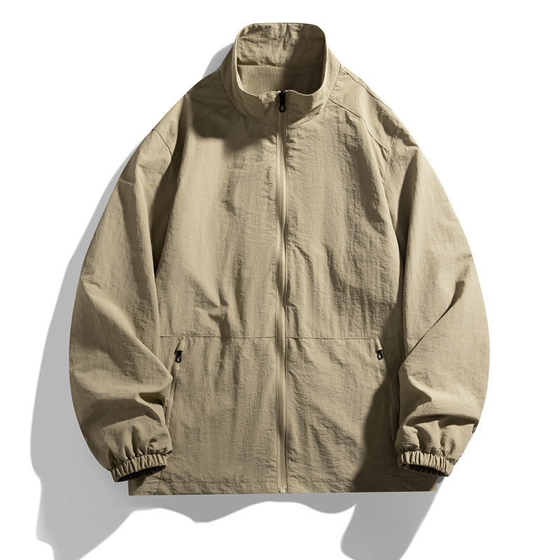 Herren Leichte Übergangsjacke mit hohem Kragen Drune 1787797801