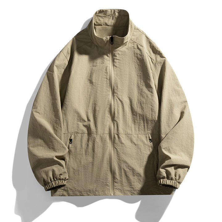 Herren Leichte Übergangsjacke mit hohem Kragen Drune 1787797801