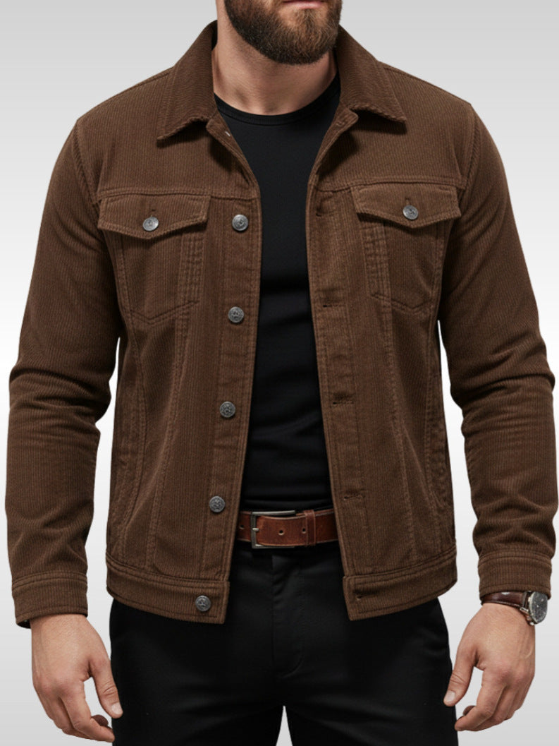 Herren Cordjacke mit Taschen