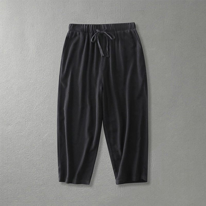 Damen Locker geschnittene Freizeit-Hose mit elastischem Bund und Tunnelzug Drune
