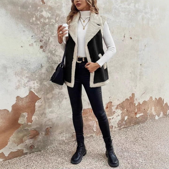 Damen Wolle Mantel Drune
