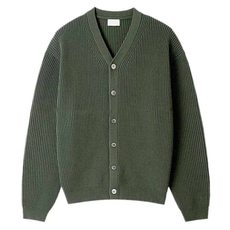 Herren Lässige Grobstrickjacke Drune