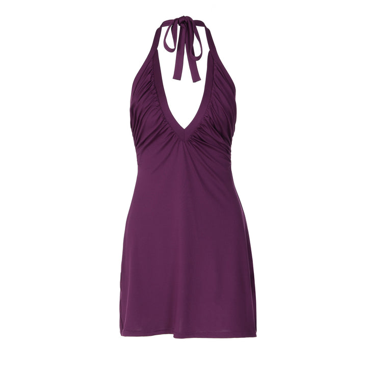 Damen Strandskleid mit alternativem Halter-Design und schmeichelnder Drapierung Drune