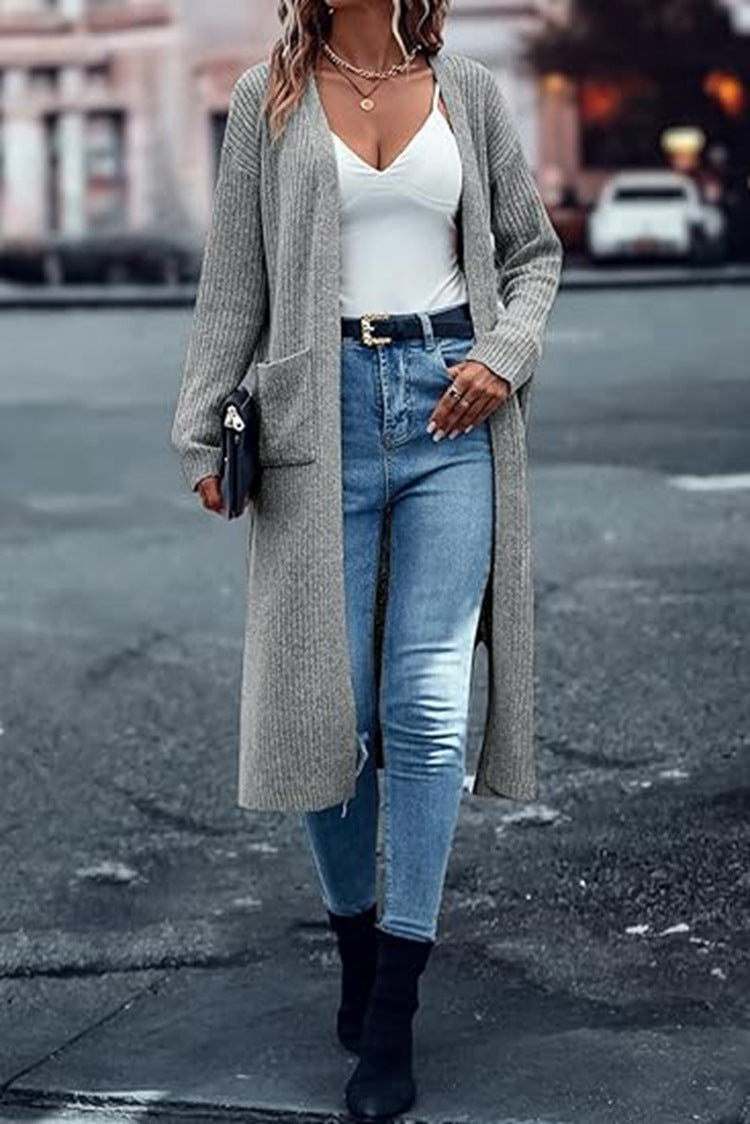 Damen Langstrickjacke Drune