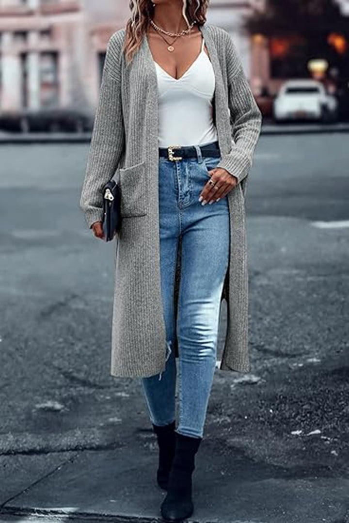 Damen Langstrickjacke Drune
