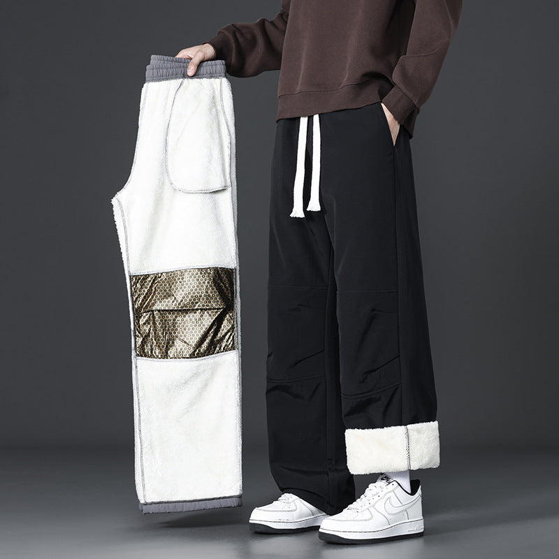 Herren Sportliche Freizeithosen mit weichem Fleece-Innenfutter