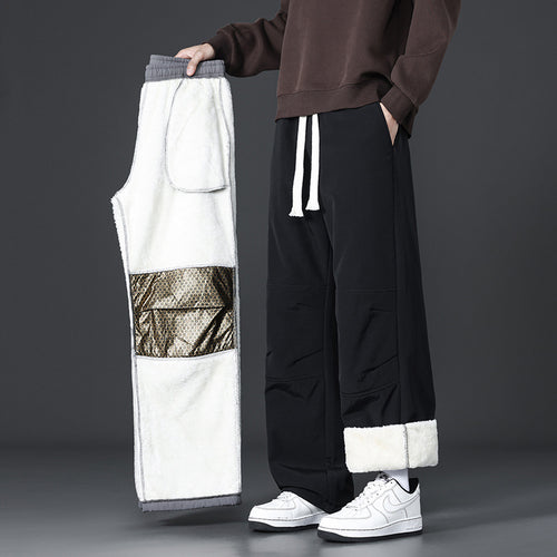 Herren Sportliche Freizeithosen mit weichem Fleece-Innenfutter
