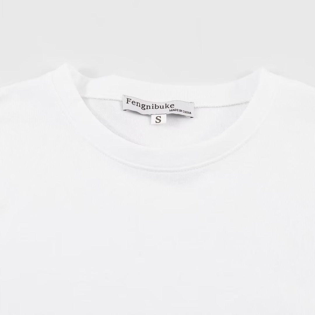 Damen T-Shirt mit elegantem Spitzenschnitt und zeitloser Schleifen-Applikation Drune