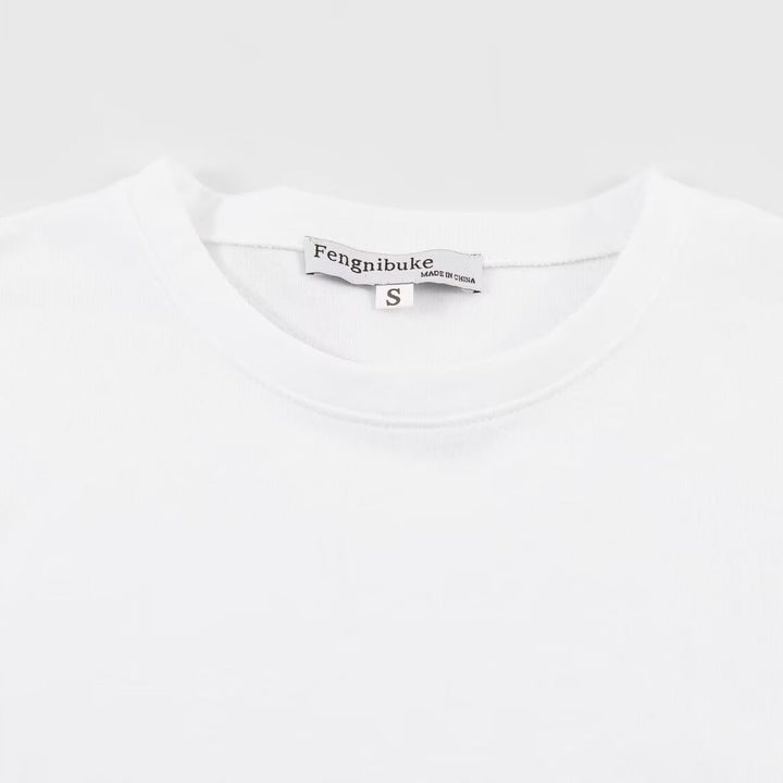 Damen T-Shirt mit elegantem Spitzenschnitt und zeitloser Schleifen-Applikation Drune