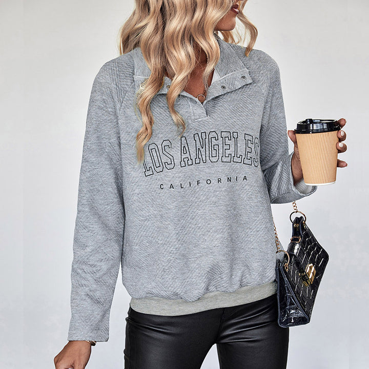 Damen Kuscheliger Pullover mit halb geschlossenem Kragen Drune