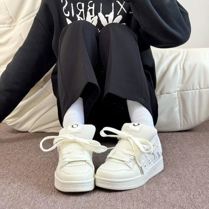 Damen Sneakers im modischen Retro-Stil mit strahlenden Akzenten Drune