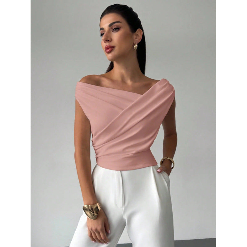 Damen Wickeloberteil mit weichem Stoff und elegantem Design Drune