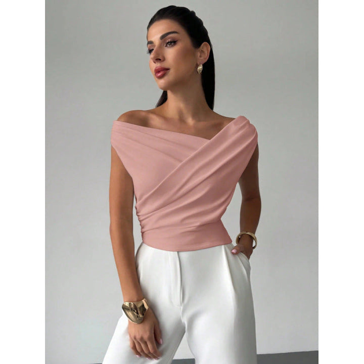 Damen Wickeloberteil mit weichem Stoff und elegantem Design Drune