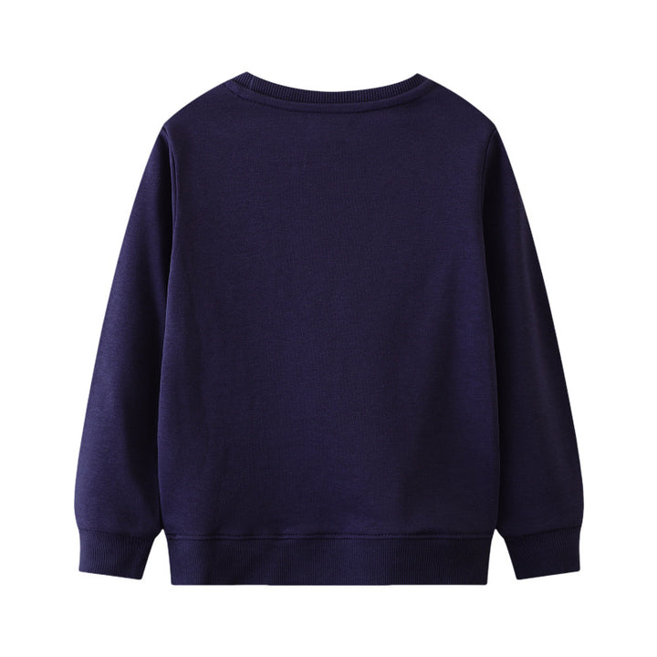 Jungen Sweatshirt mit lustigem Dinosaurier- und Weltraumdesign Drune