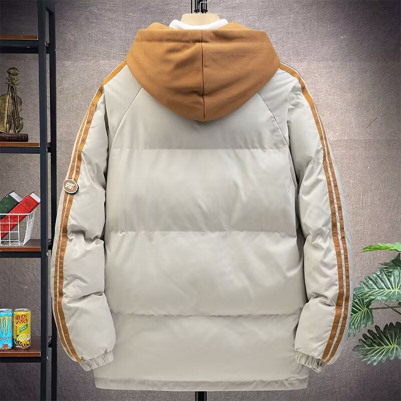 Herren Urbaner Steppjacke mit Kapuze Drune