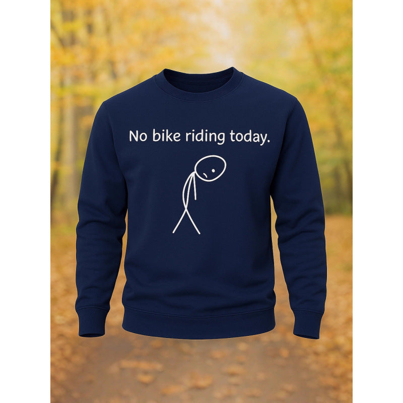 Herren Bequemer Sweatshirt mit motivierendem Aufdruck Drune