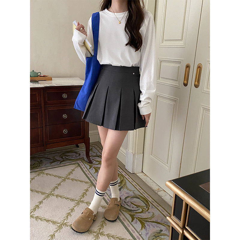 Damen Lässiges Langarmshirt mit hochwertigem Baumwollmix Drune