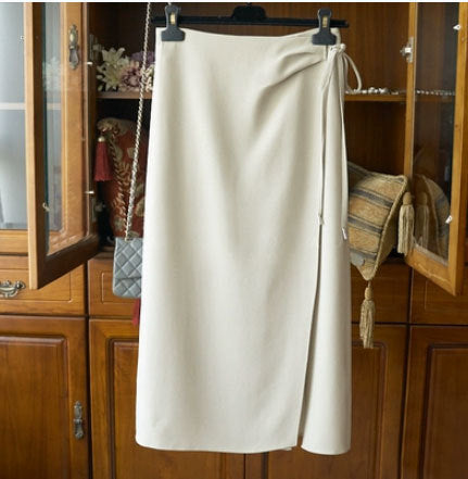 Damen Eleganter Wickelrock aus hochwertigem Stoff Drune