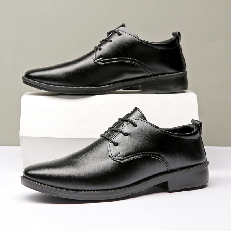 Herren Klassische Lederschnürschuhe Drune