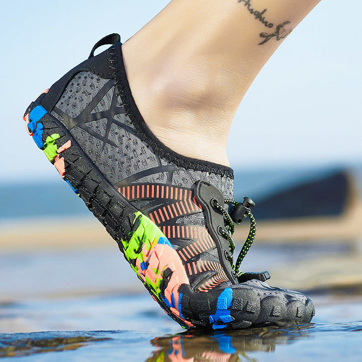 Damen Wassersportschuhe mit schnelltrocknendem Obermaterial und rutschfester Sohle Drune