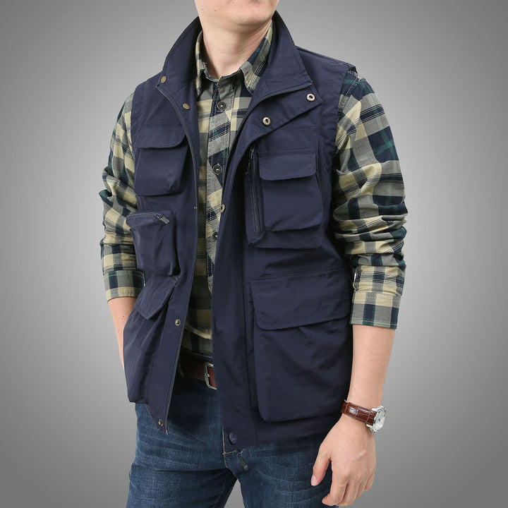 Herren Vielseitige Outdoor-Weste mit praktischen Taschen Drune