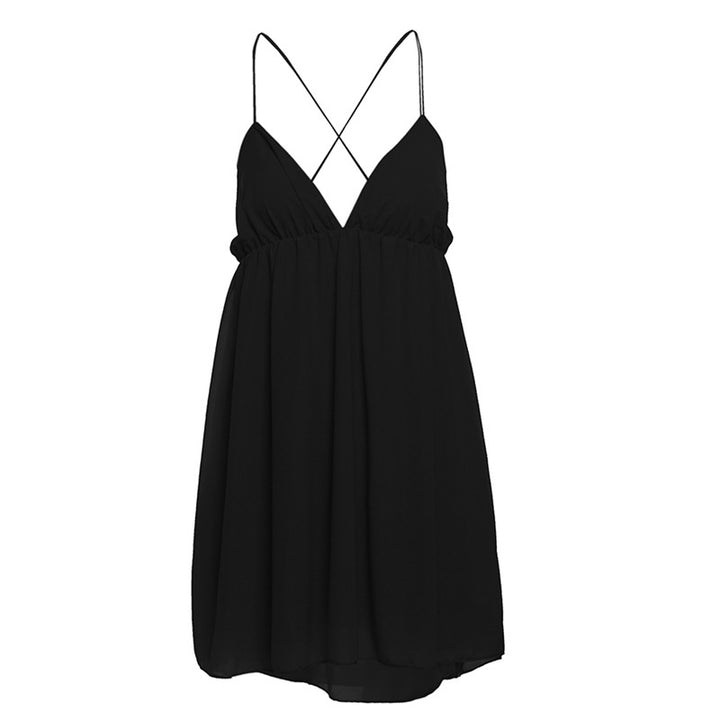 Drune | Rückenfreies Maxi Kleid Mit Cut Out Zeitlose Sommer Eleganz