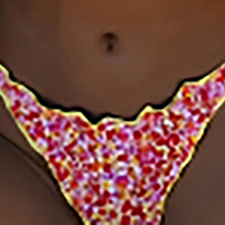 Damen Triangel-Bikini mit raffinierten Rüschendetails Drune