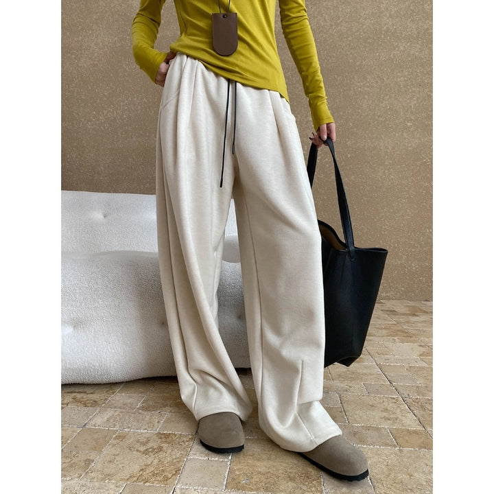 Damen lässige Langjacke mit hochschließendem Kragen und seitlichen Taschen Drune