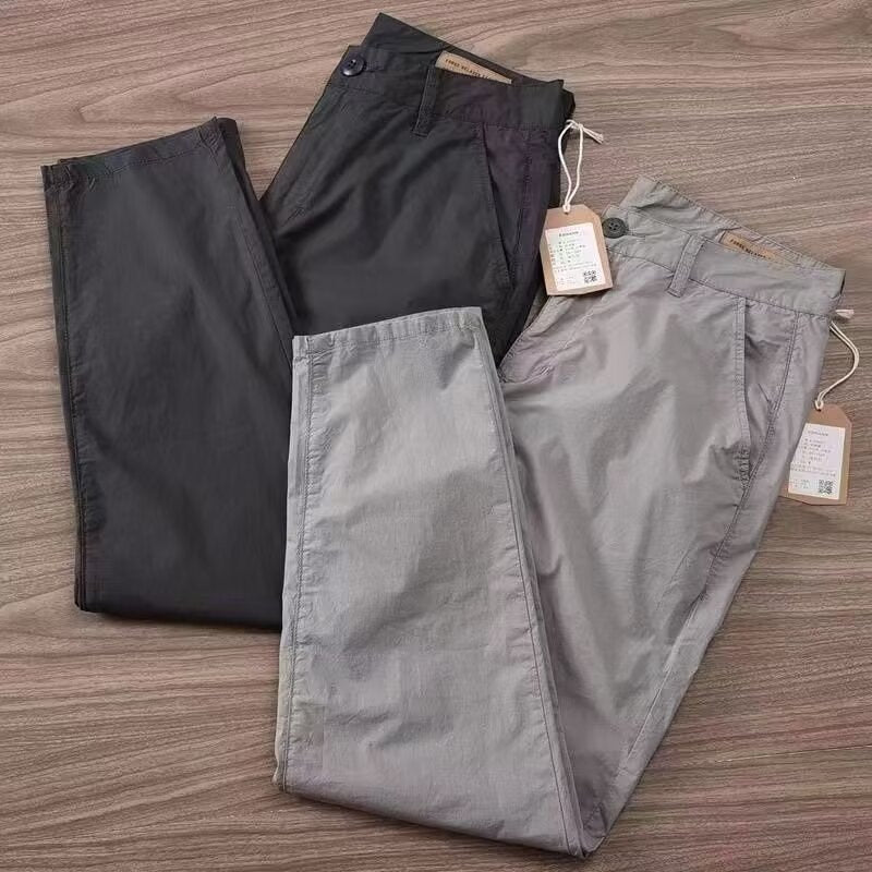 Herren Modische Chino-Hose mit elastischem Bund Drune