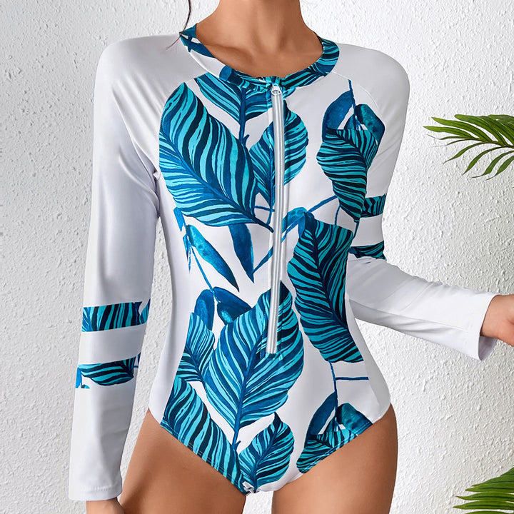 Damen Schwimmanzug mit UV-Schutz und Reißverschluss Drune