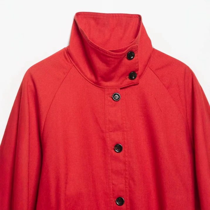 Damen Kurz geschnittener Boxy‑Blouson mit hohem Stehkragen und überschnittenen Ärmeln Drune
