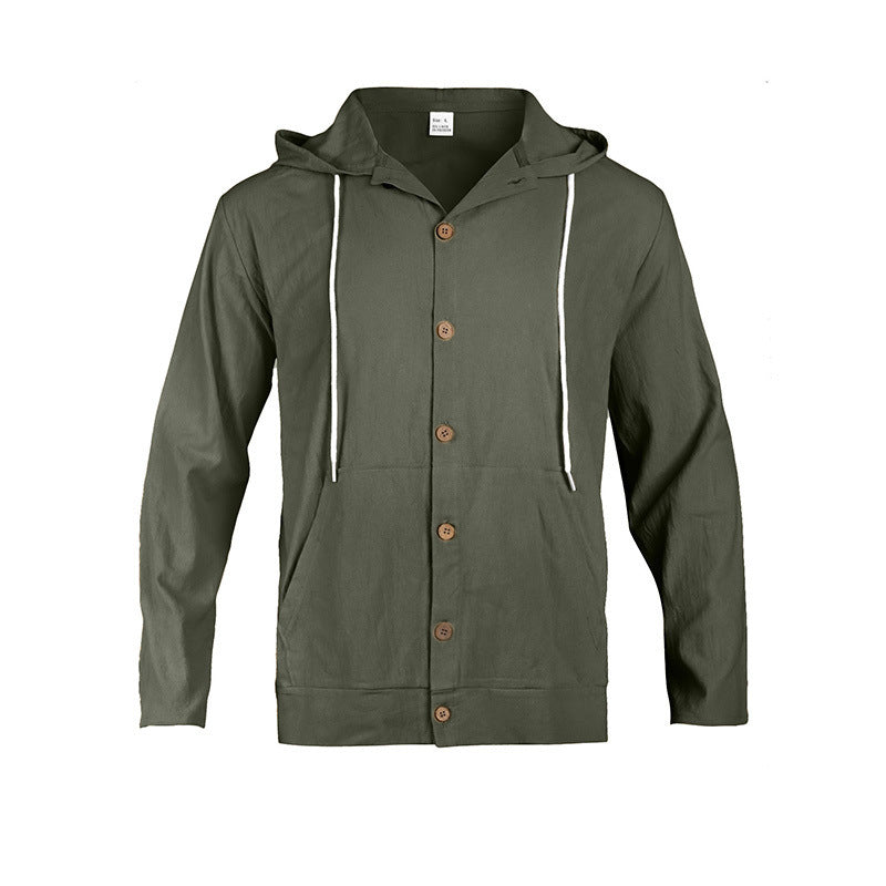 Herren Leichte Kapuzenjacke mit praktischen Taschen Drune