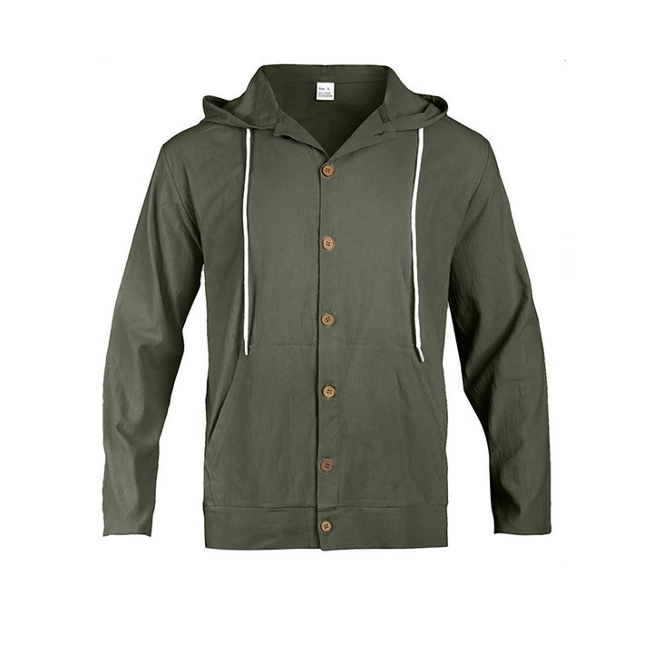 Herren Leichte Kapuzenjacke mit praktischen Taschen Drune