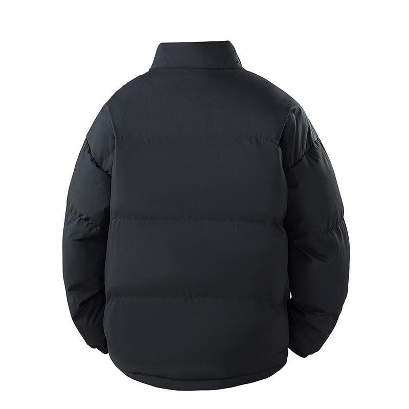 Herren gesteppte Winterjacke mit hohem Stehkragen, Daunenoptik und Relaxed‑Fit Drune