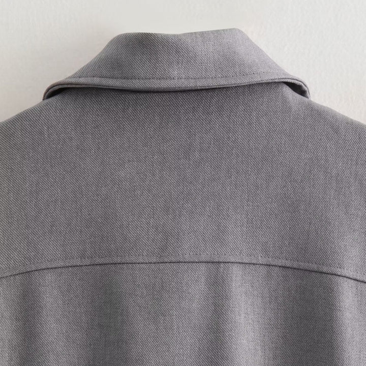 Damen komfortable Oversize-Jacke mit praktischen Taschen Drune