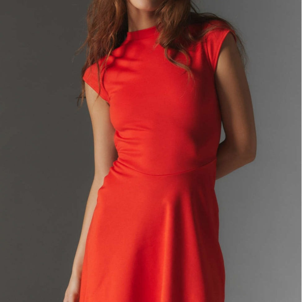 Damen Elegantes und figurbetontes Freizeitkleid Drune
