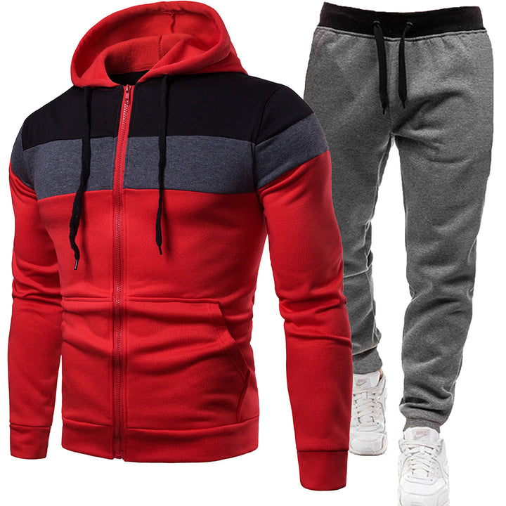 Herren nan zweiteiliges Freizeit-Jogginganzug-Set Drune