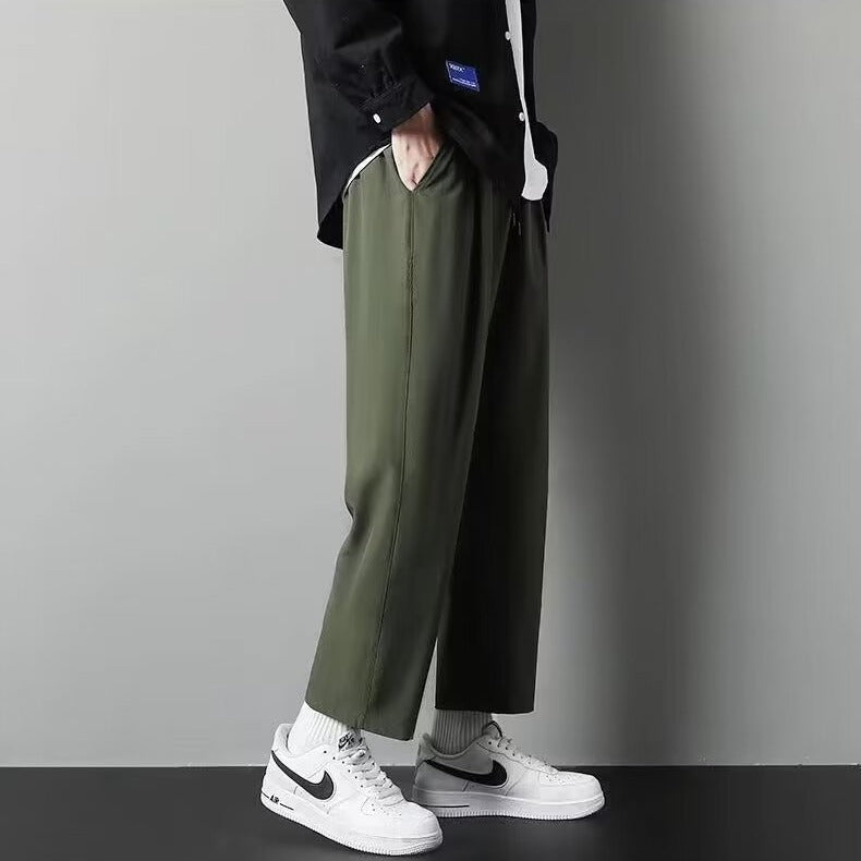 Herren Locker geschnittene Chino-Hose Drune