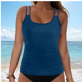 Damen Tankini-Oberteil mit modischem Rüschendesign Drune
